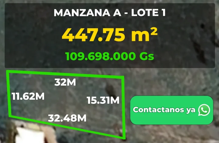 Lote 1 Manzana A