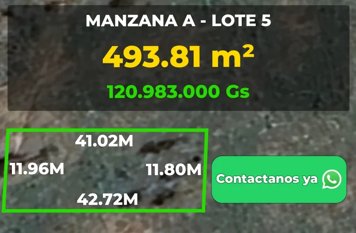 Lote 5 manzana A