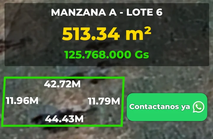 lote 6 manzana A