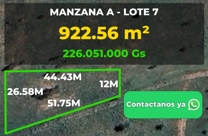 lote 7 manzana A